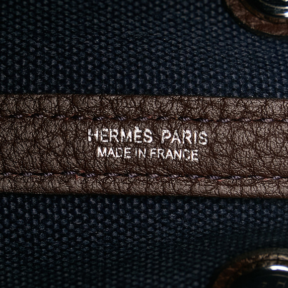 HERMES Toile Garden Party TPM Tote Bag - Picture 6 of 9